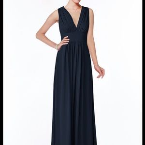 Navy blue bridesmaid dress